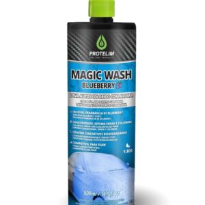 Shampoo Colorido Com Aroma Magic Wash Blueberry Protelim 500 ml