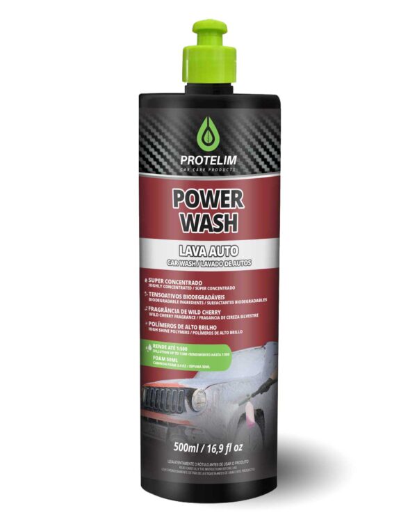 Lava Autos Power Wash Shampoo Concentrado 500ml Protelim