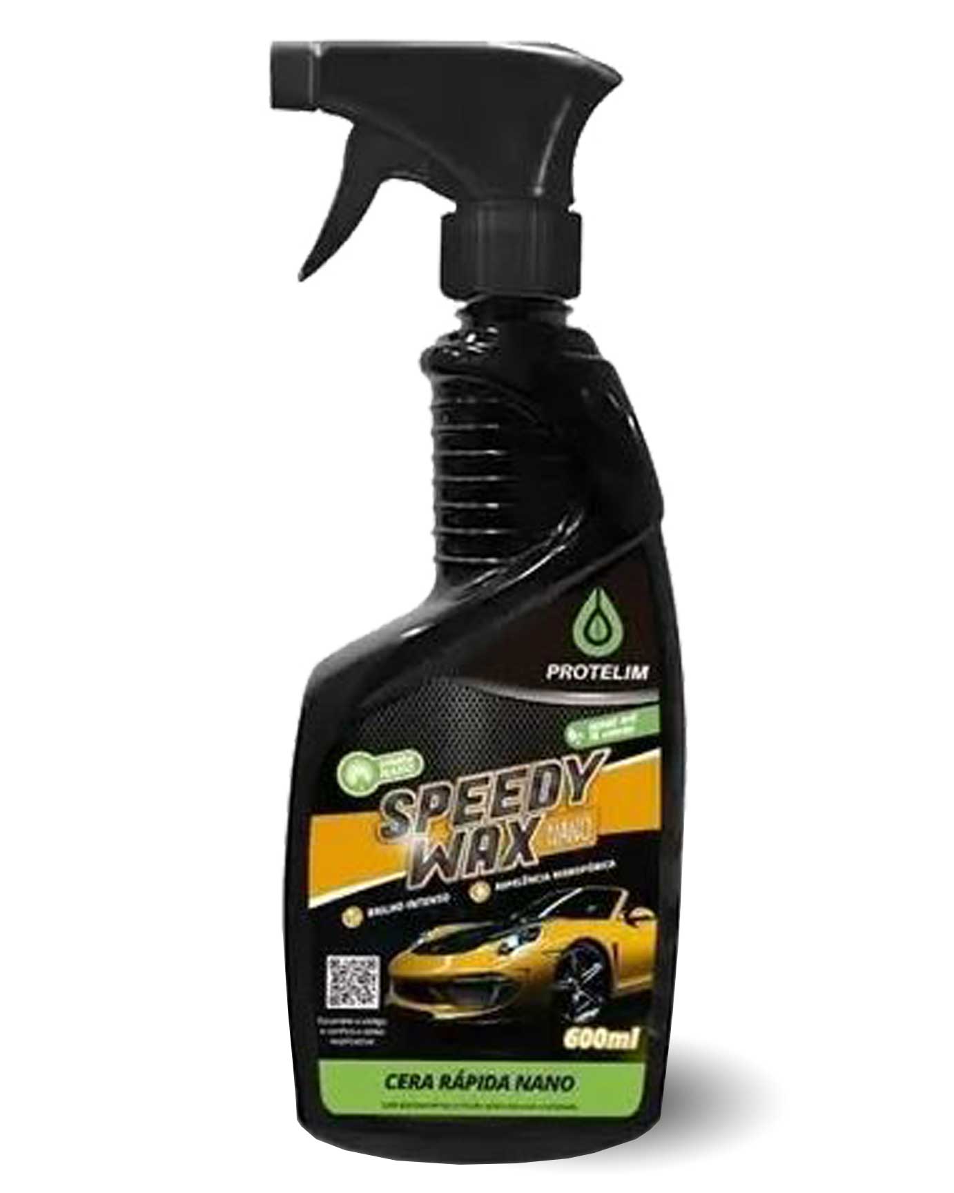 Speedy Wax Nano Cera Rápida Spray SiO2 e Carnaúba Protelim 600ml
