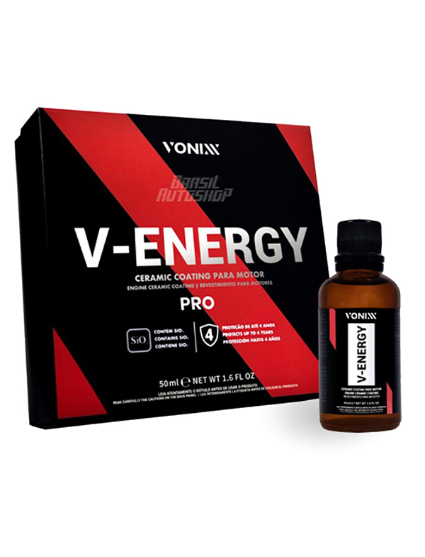 V-Energy Ceramic Coating Para Motor com SiO2 50ml Vonixx