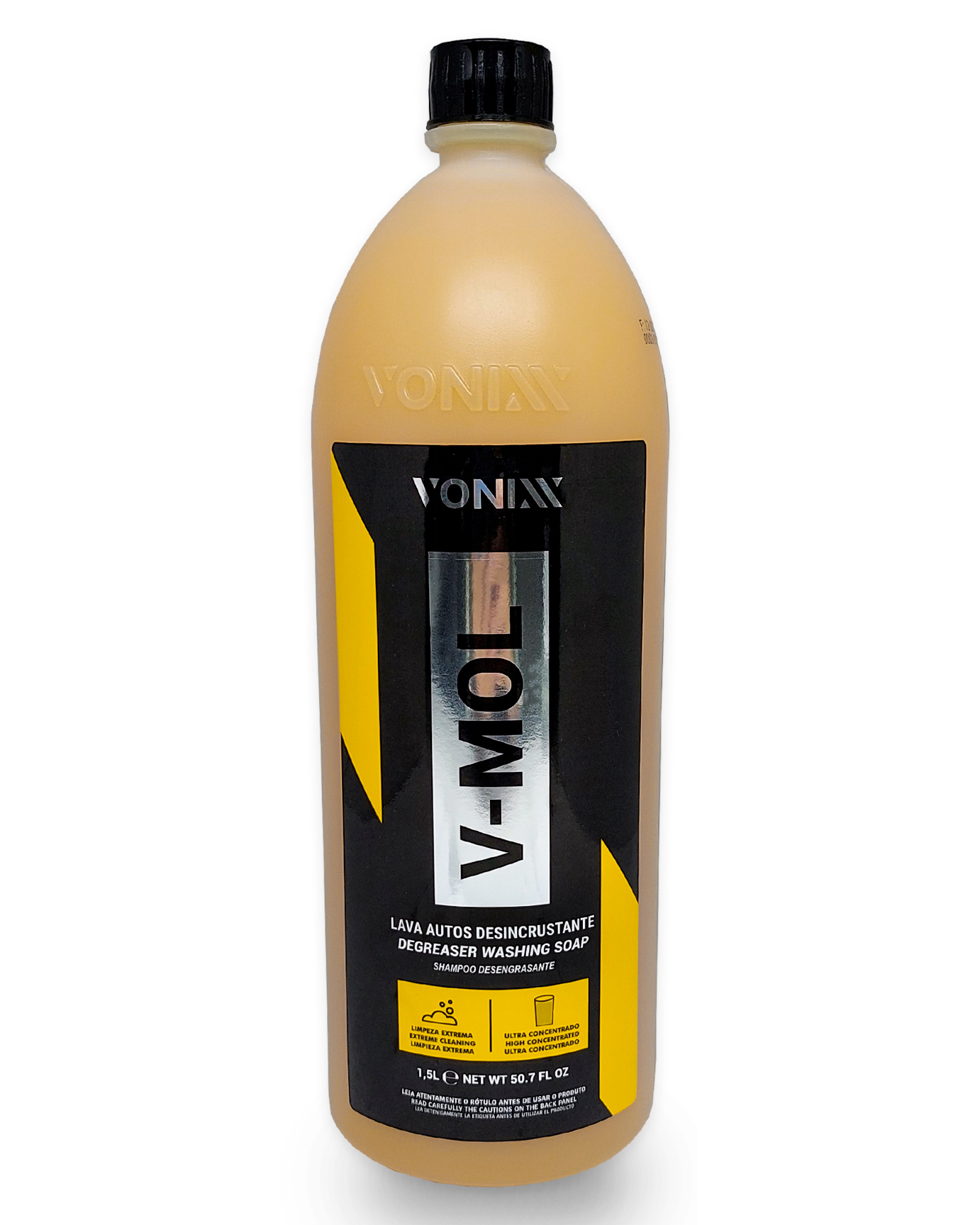 V-Mol 1,5L - Lava Autos Desincrustante Ultra Concentrado Vonixx