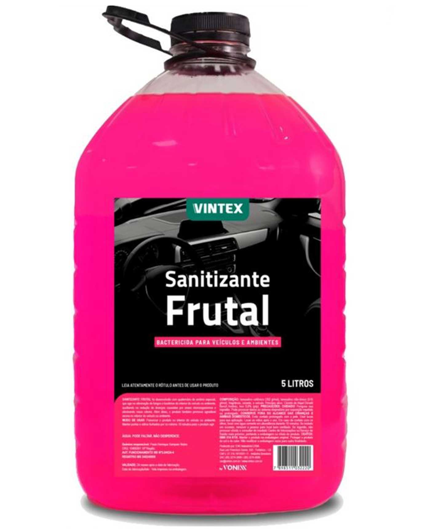 Vintex Sanitizante Frutal 5L - Aromatizante com Poder Bactericida