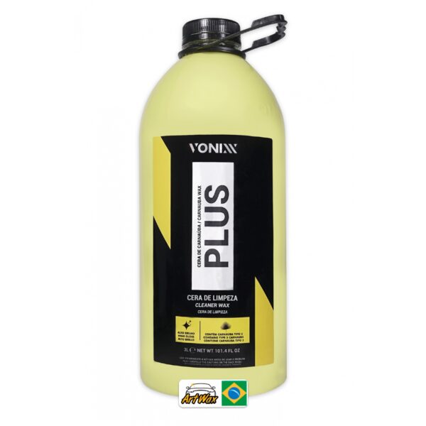 Carnaúba Plus Cera Limpadora Vonixx 3L
