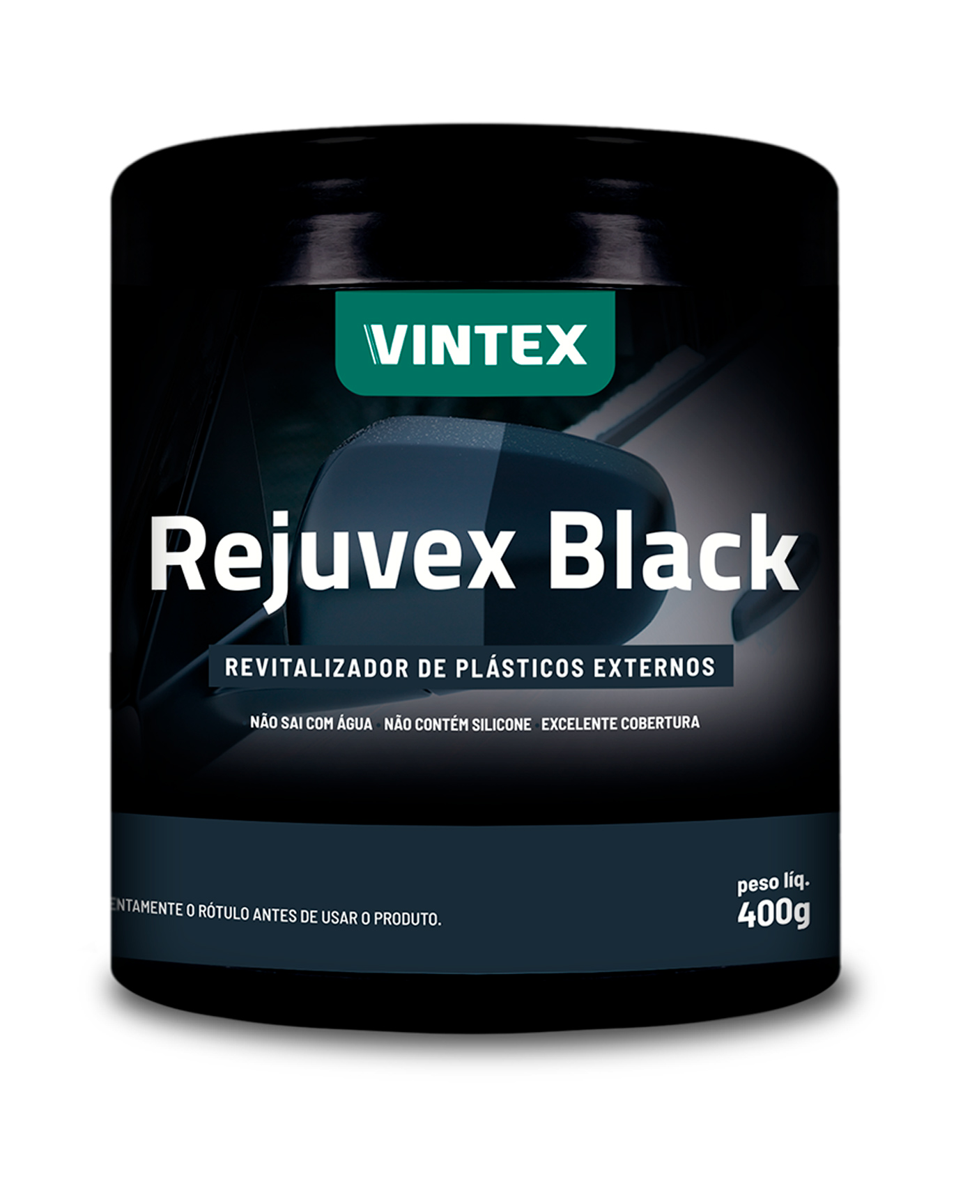 Vintex Rejuvex Black - Revitalizador de Plásticos Externos 400g