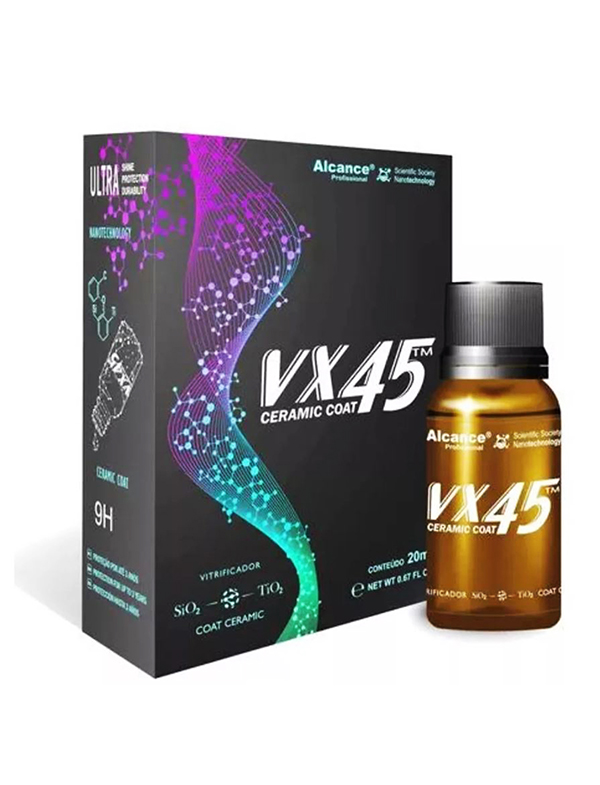 VX45 Vitrificador Cerâmico 9H Alta Performance 60 ml Alcance